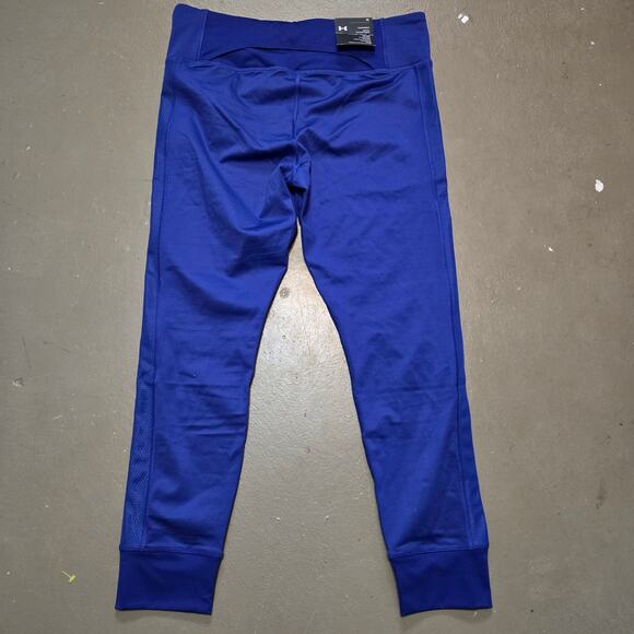 NWT Under Armour‎ High Rise Compression Cold Weather Leggings in Blue Size XL - Picture 2 of 4